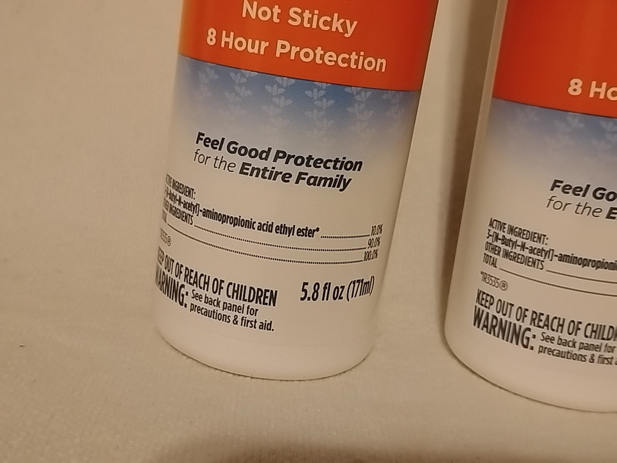 Mosquito and Tick Repellent Lotion - Non Sticky, Odorless, 8-Hour Protection - 2 Pack