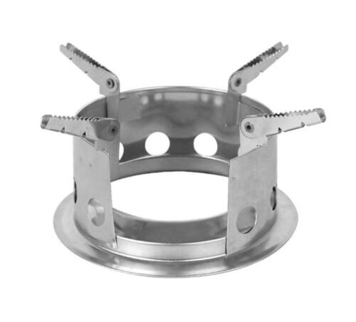 Portable Wood Burning Stove Stainless Steel Camping Stove Outdoor Cooking
