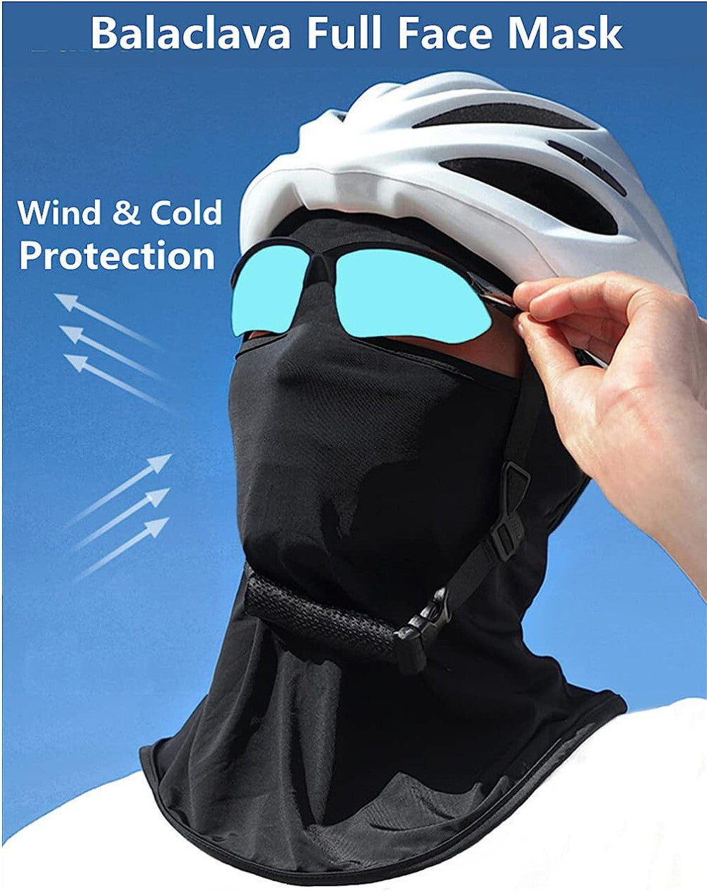 3 Pack UV Protection Face Masks with 2 Holes Tactical Balaclava - Full Face Cover