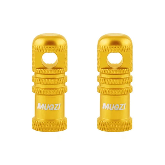 Bike Valve Caps with Core Remover Set - Tubeless MTB Accessories, Multiple Colors