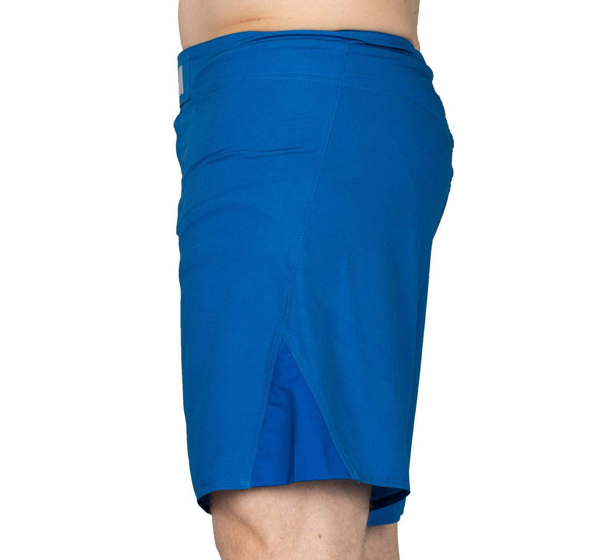 Grappling Fight Board Shorts for MMA & BJJ - Blue, No Gi Competition Gear
