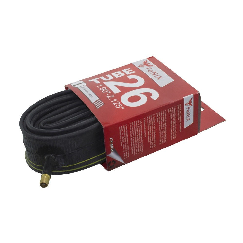 Bicycle Inner Tube with Schrader Valve 26x1.90-2.125 33mm Replacement Tube