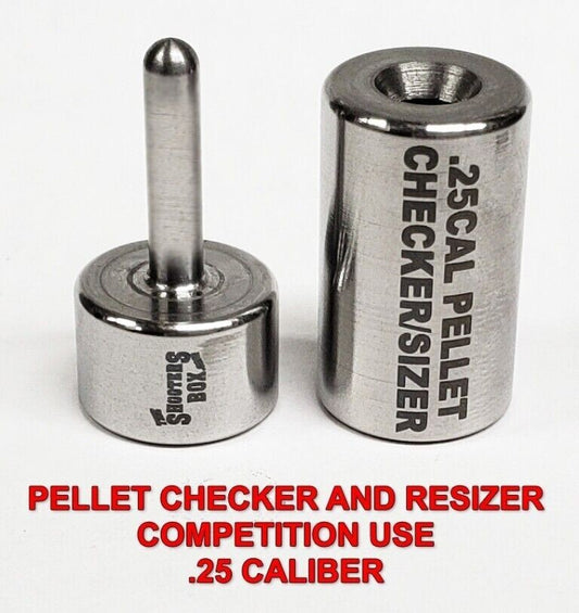 .25 Caliber Pellet Resizer Kit Stainless Steel - Precision Tool for Shooting & Hunting