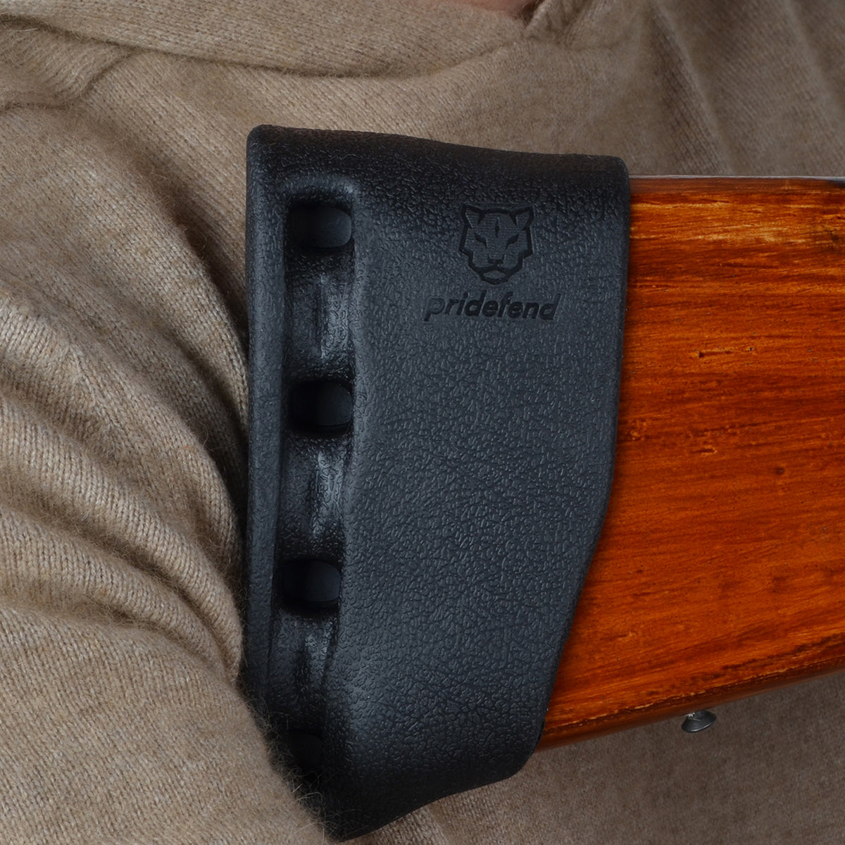 Synthetic Latex Rubber Recoil Pad for Shotgun - Slip-On, Adjustable Size