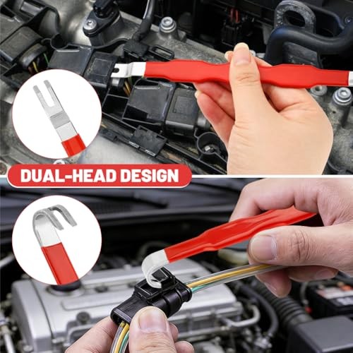 2Pcs Electrical Connector Separator Tool Double-Ended Auto Wire Disconnector