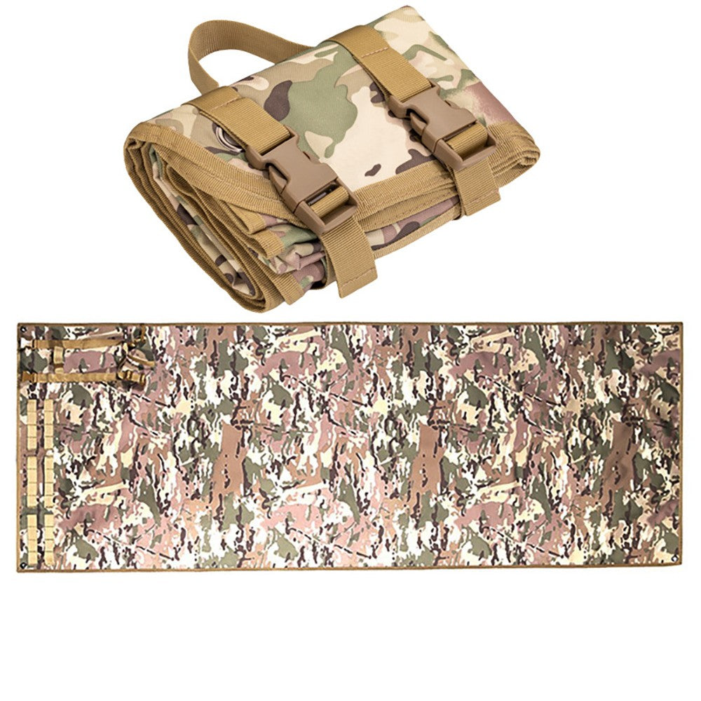 Tactical Prone Shooting Mat XL Non-Slip Roll-Up Range Accessory for Hunting and Training