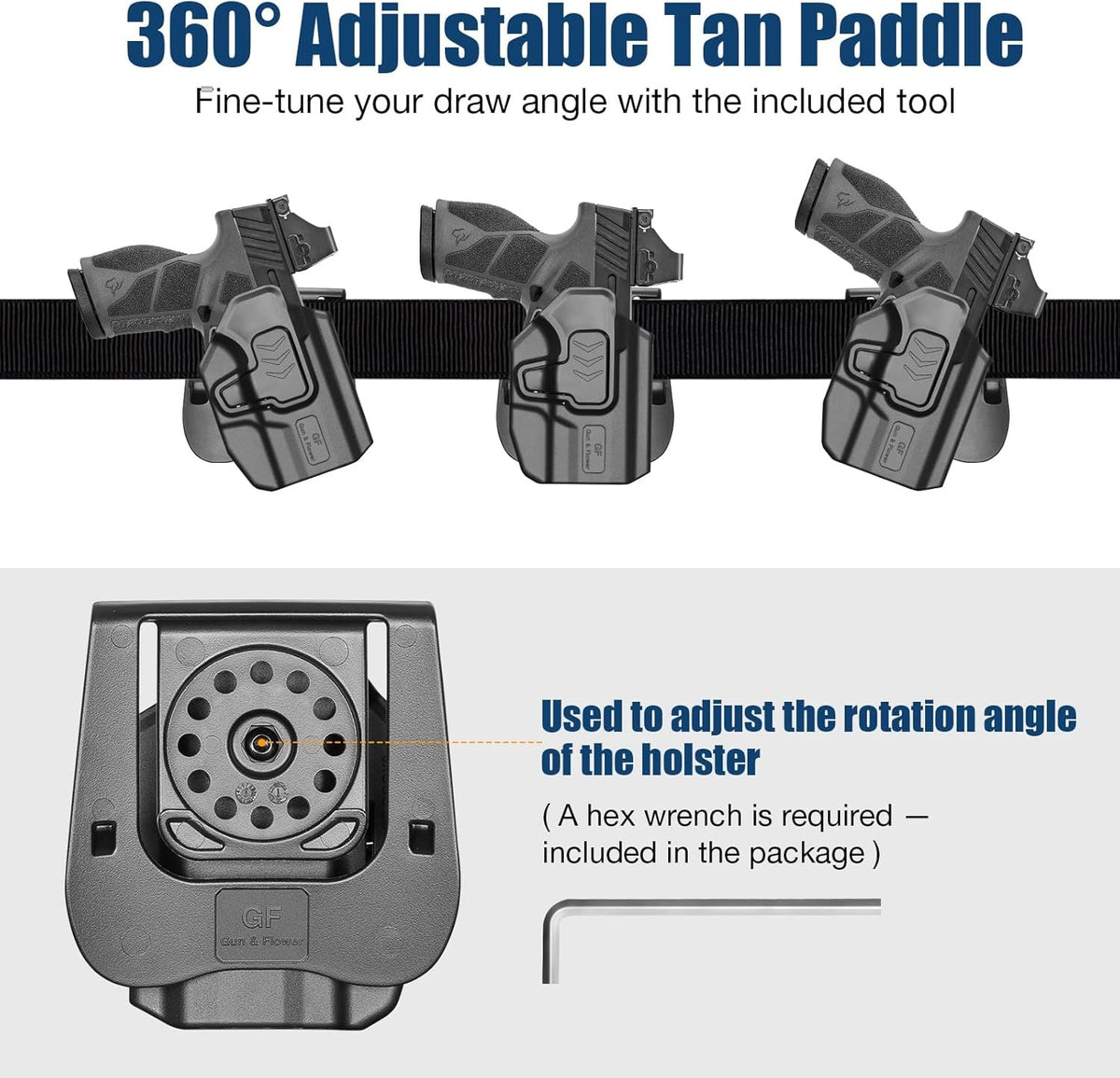 OWB Holster for Taurus GX2 - Level II Retention, RDS Ready, Outside Waistband