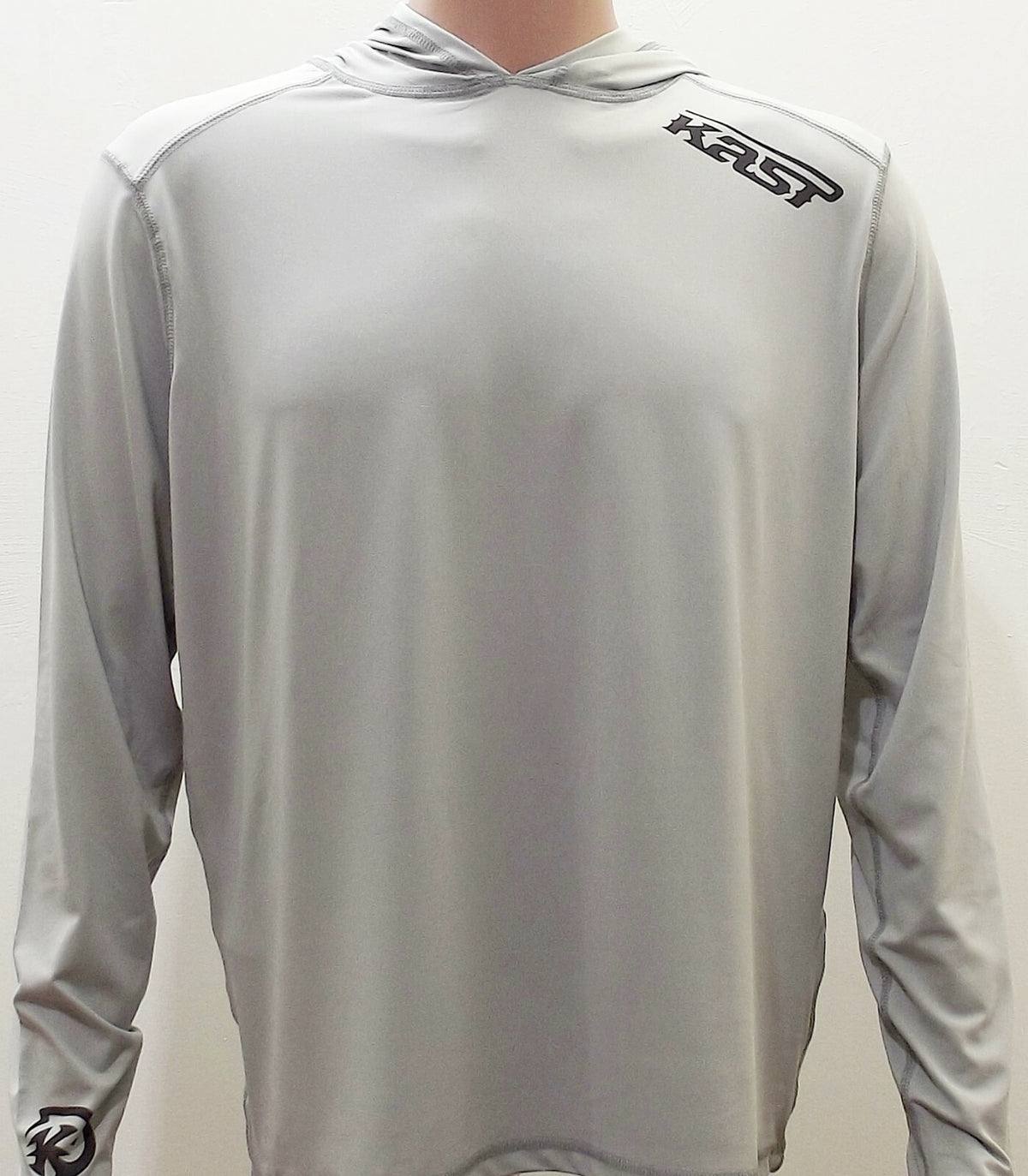 Fishing Sun Shirt Hooded UPF50+ Long Sleeve Performance Top Storm Grey 2XL