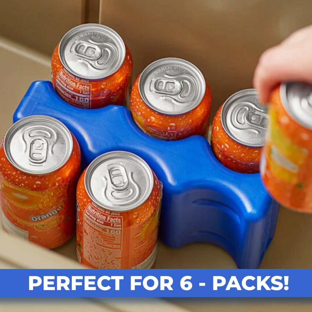 Reusable Ice Block for 12oz Cans - Keeps Drinks Cold, 4 Pack