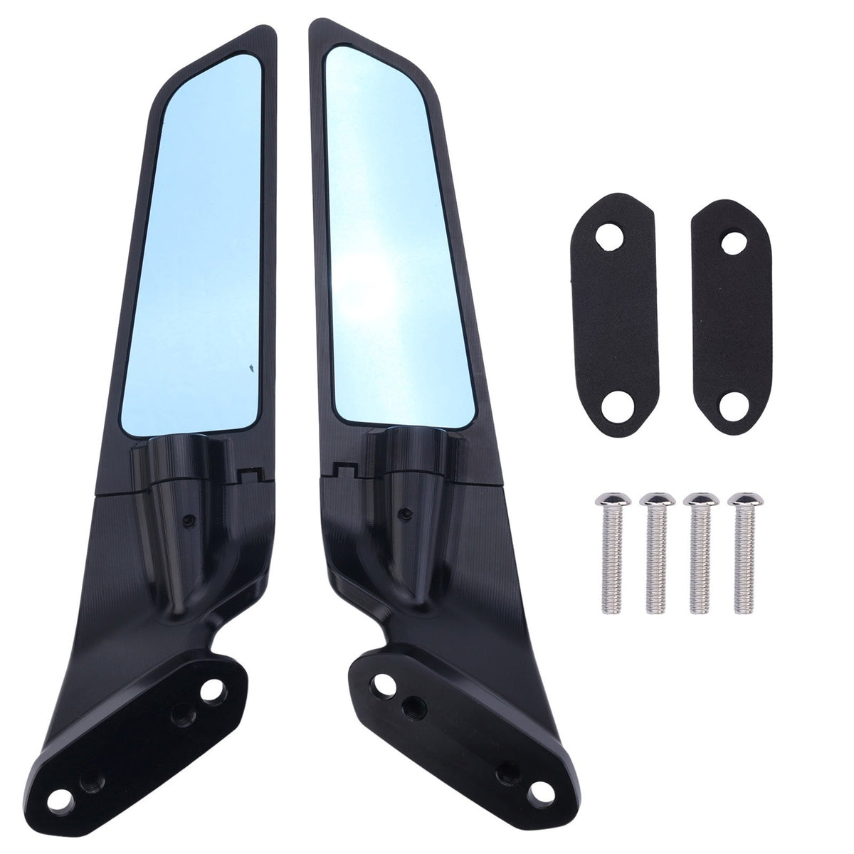 Motorcycle Rear View Mirrors for Kawasaki Ninja ZX-6R ZX636 2019-2024 - Pair