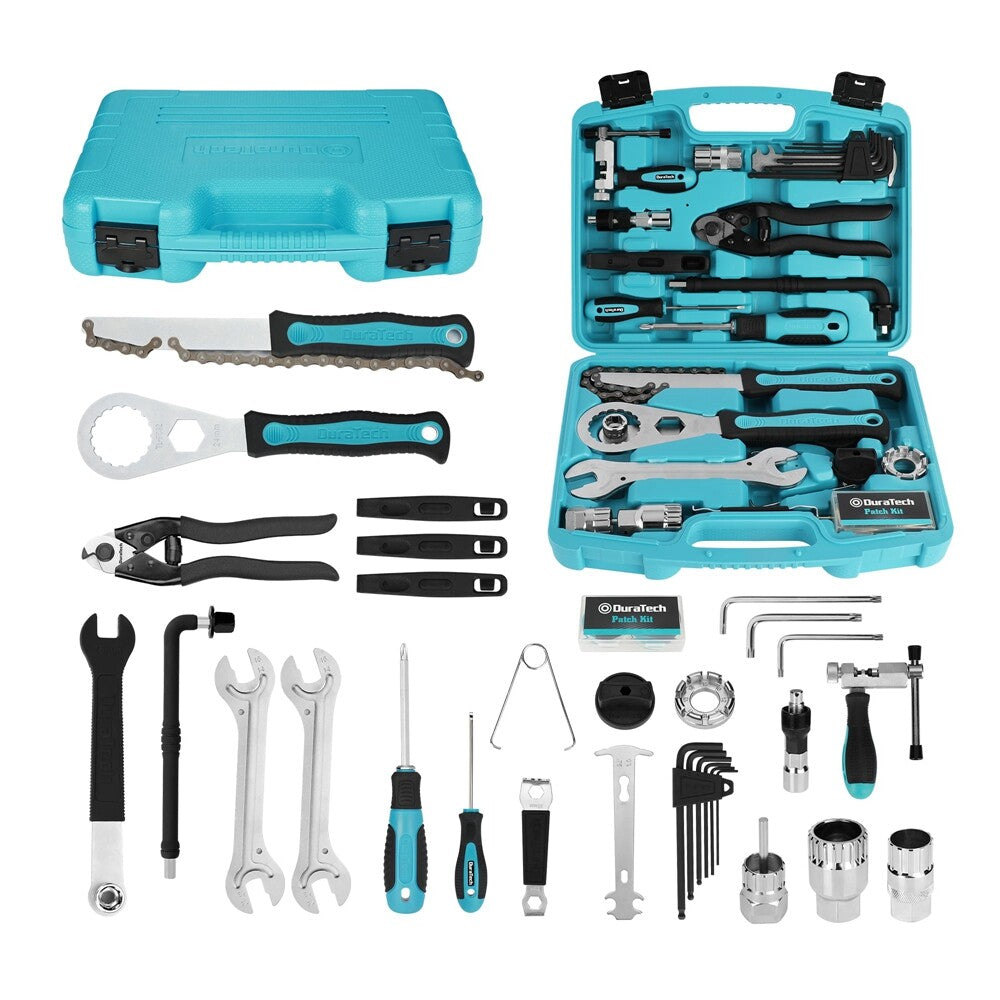 40-Piece Bike Repair Kit with Tools & Case for Bicycle Maintenance