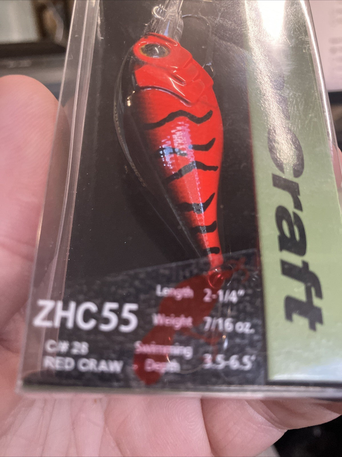 Artificial Fishing Lure 2.25 Inch 7/16 Oz Crankbait for Freshwater Fishing