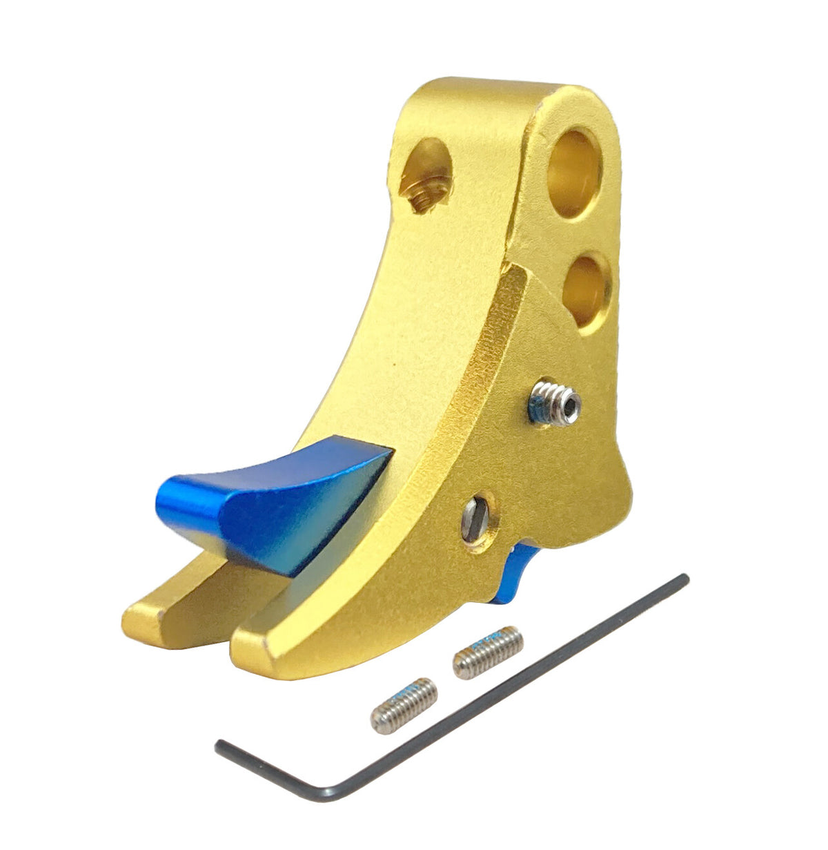 Anodized Aluminum Trigger Shoe with Safety for Gen 1-3 - Multiple Colors
