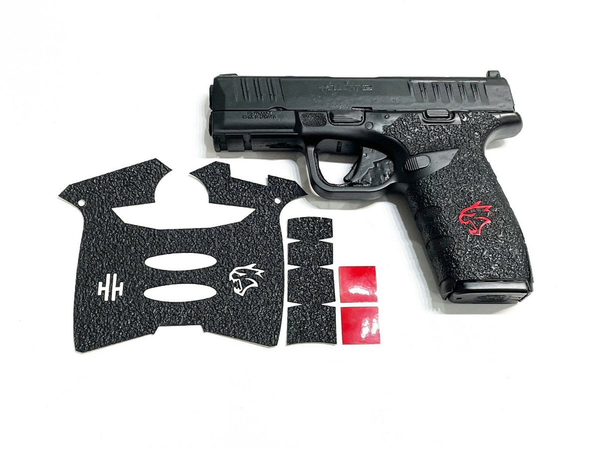 Tactical Sandpaper Gun Grip Wrap for Springfield Hellcat PRO - Improve Control