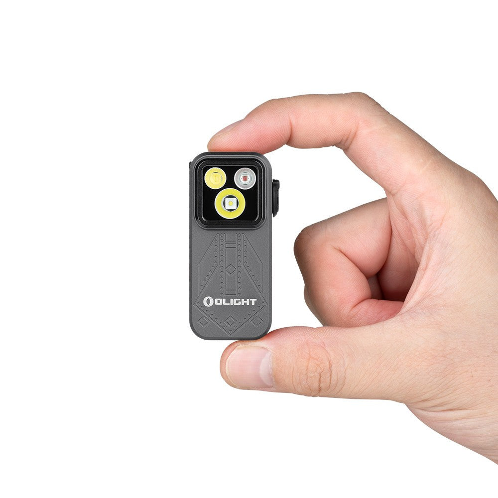 Olight Oclip Pro Flashlight with Flood, Spot, and Red Light - 500 Lumens
