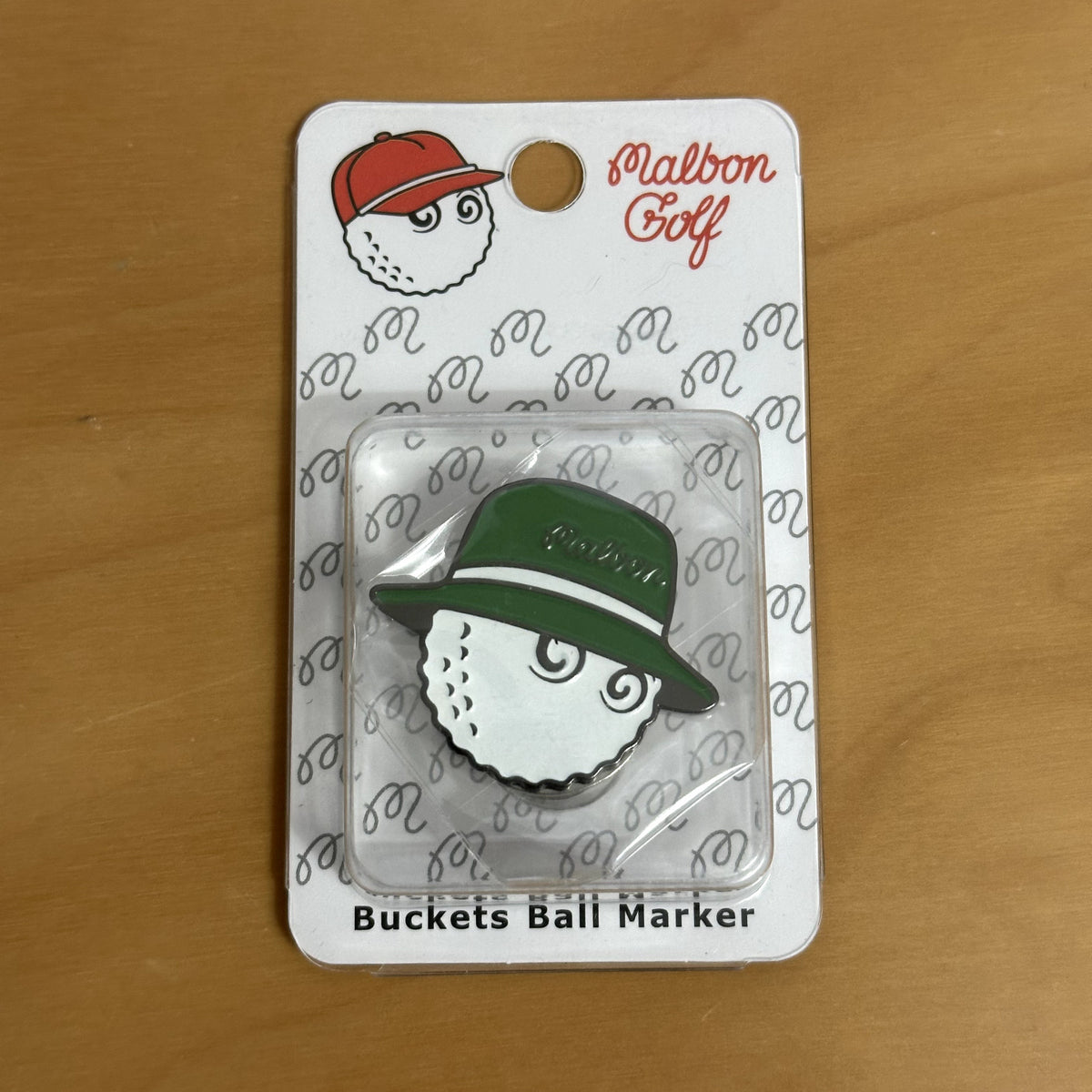 Golf Ball Marker with Magnetic Clip and Bucket Hat Accessory