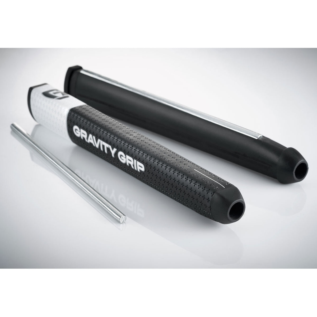 Gravity-Weighted Putter Grip Set for Golf - Black & White, Multiple Shapes
