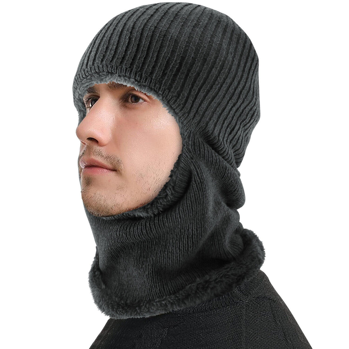 Full Face Ski Balaclava Mask Windproof Thermal Fleece Winter Head Cover