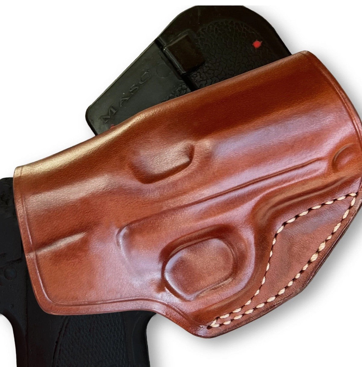 Leather Paddle Holster for Kimber Micro 9mm 3.15” BBL Open Top RH