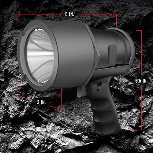 LED Spotlight Waterproof 750 Lumens - Virtually Indestructible Flashlight