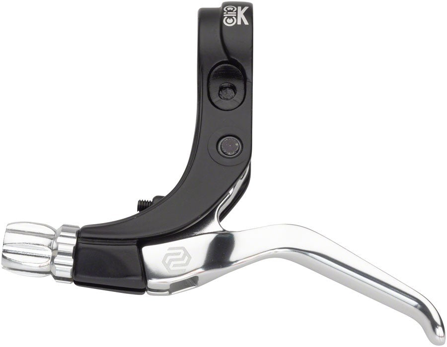 Long Reach Bicycle Brake Lever Silver - Lightweight & Reversible