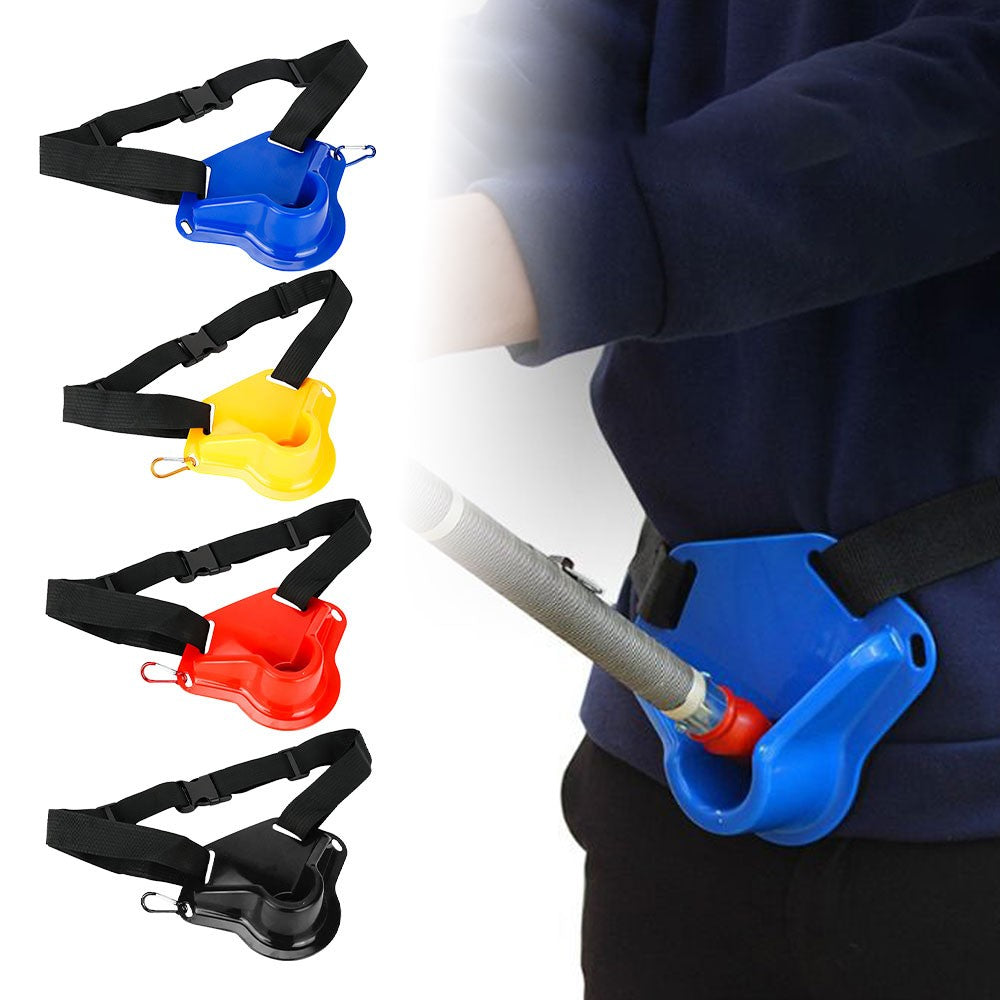 Adjustable Fishing Gimbal Fighting Belt with Rod Holder for Sea & Boat Fishing