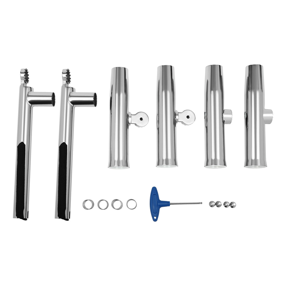 Adjustable Double Angle Stainless Steel Fishing Rod Holder for Boat Outrigger