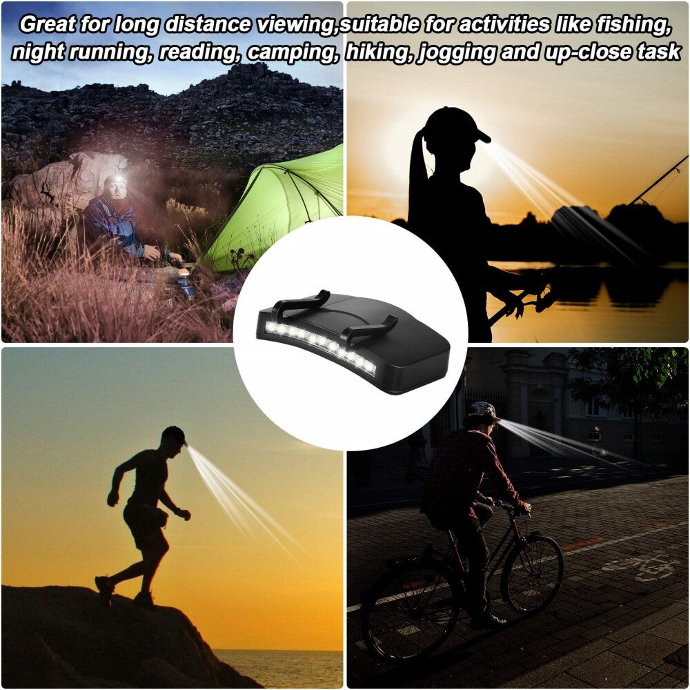 Ultra Bright LED Clip-On Cap Light for Fishing Camping and Outdoor Activities