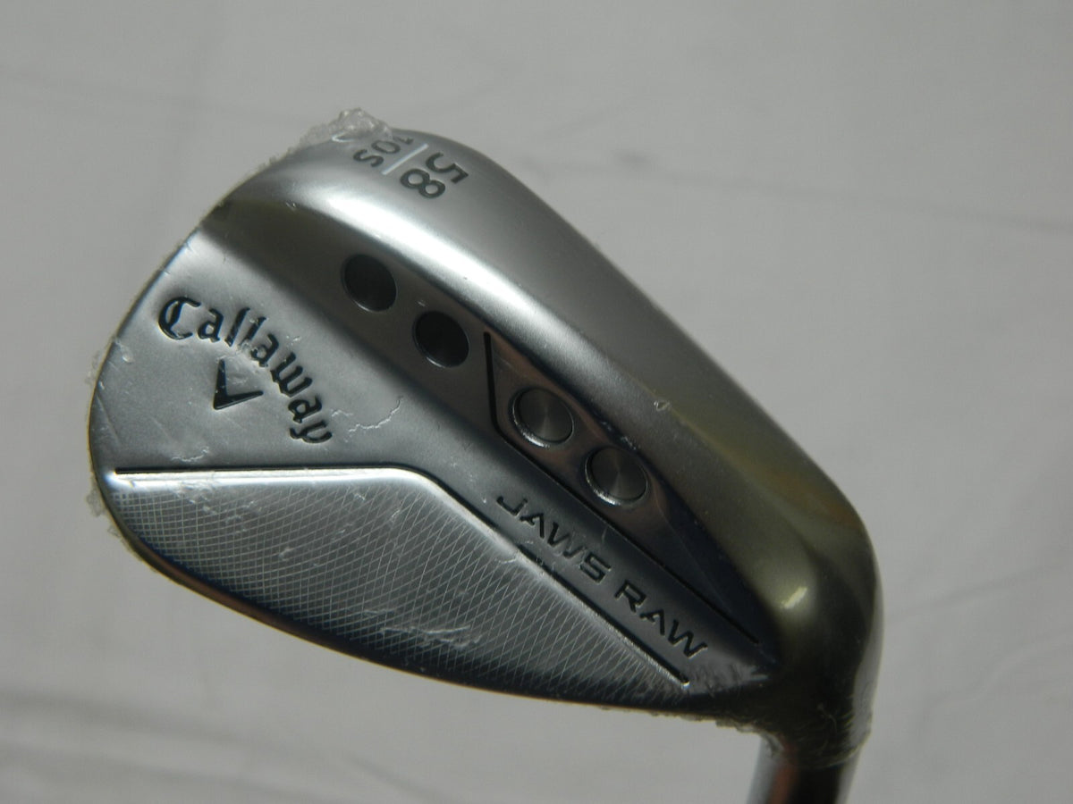 Callaway Jaws RAW Chrome Lob Wedge 58.10° Steel DG Spinner Wedge