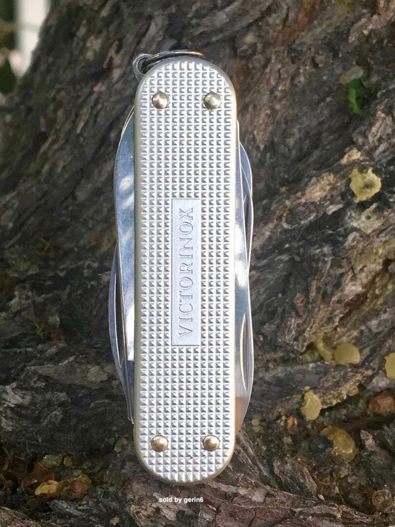 Victorinox Swiss Army Knife MiniChamp Silver Alox Multi-Tool