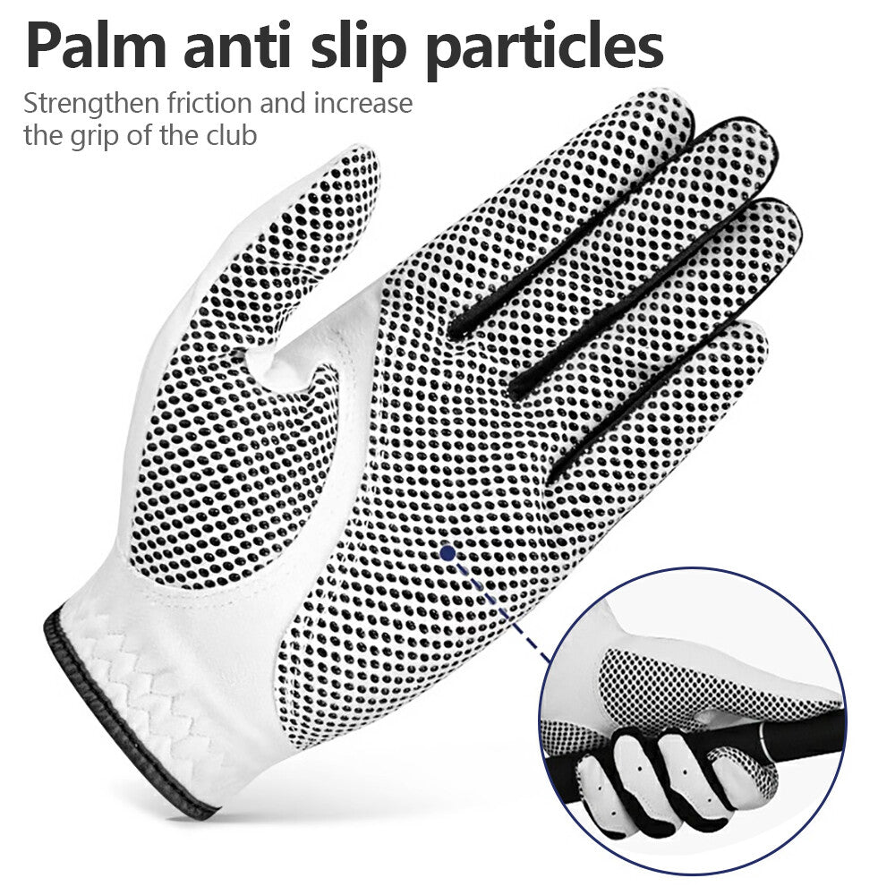 Men's All Weather Golf Gloves Pack of 1/3/5 - Breathable, Non-Slip Grip