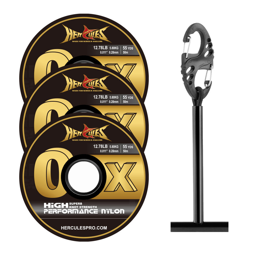 Fly Fishing Tippet Line Fluorocarbon & Nylon Spools - Multiple Sizes