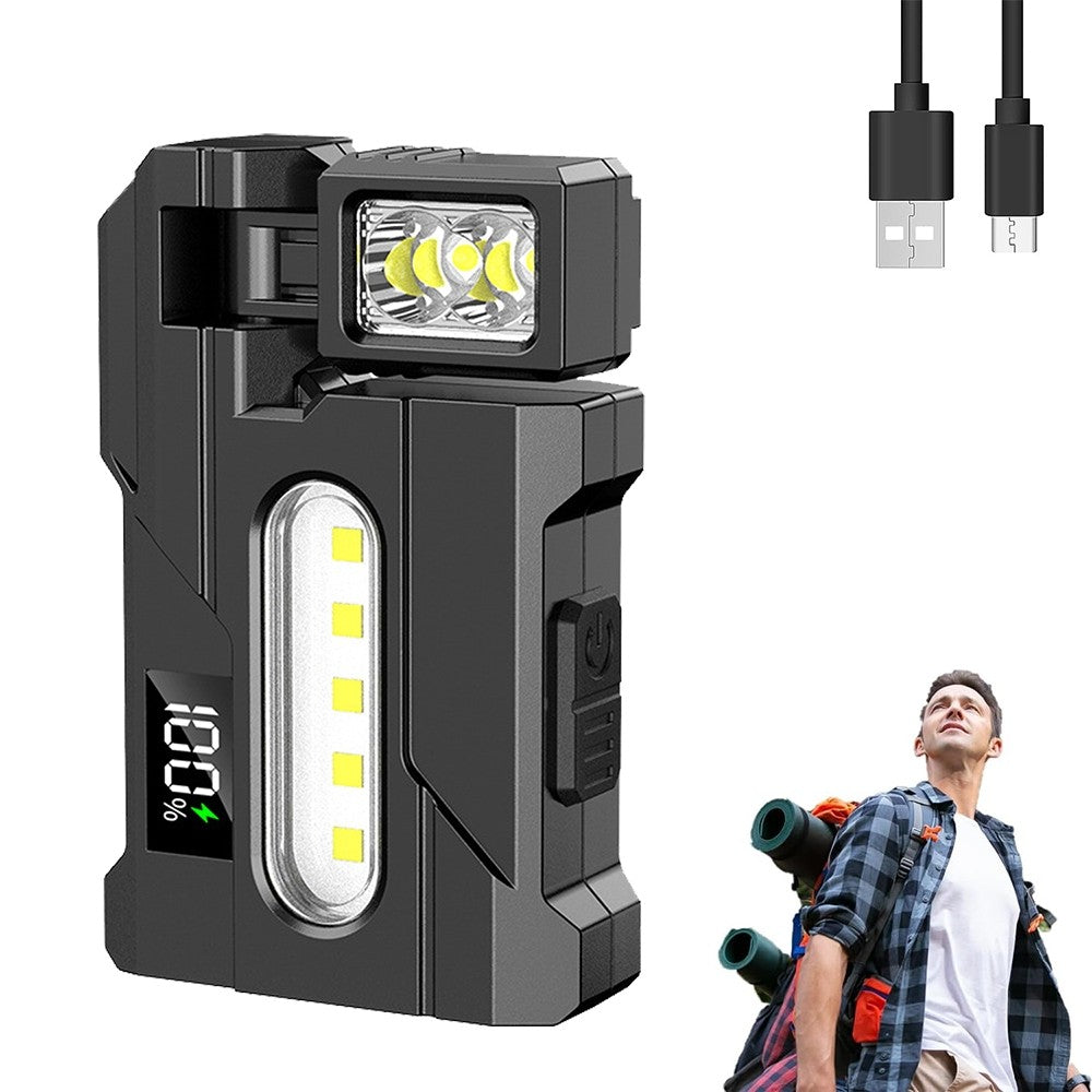 Rechargeable COB LED Work Light Torch Inspection Handheld Flashlight