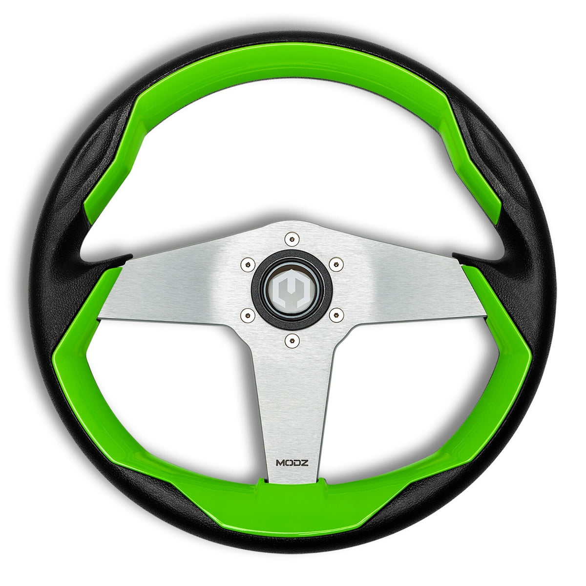 Golf Cart Steering Wheel Kit with Adapter - Custom Colors for Club Car, EZGO, Yamaha