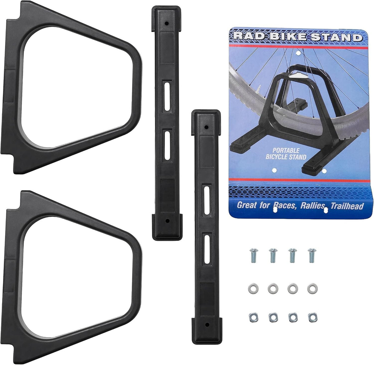 Portable Bike Stand for Small Bikes - Lightweight Indoor/Outdoor Bicycle Rack for BMX and Kids' Bikes