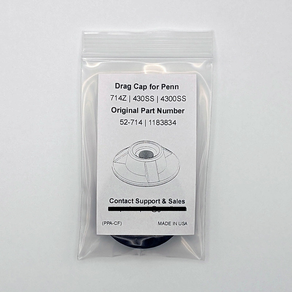 Penn 714Z 4300SS Replacement Drag Knob for Spinning Reels - Made in USA