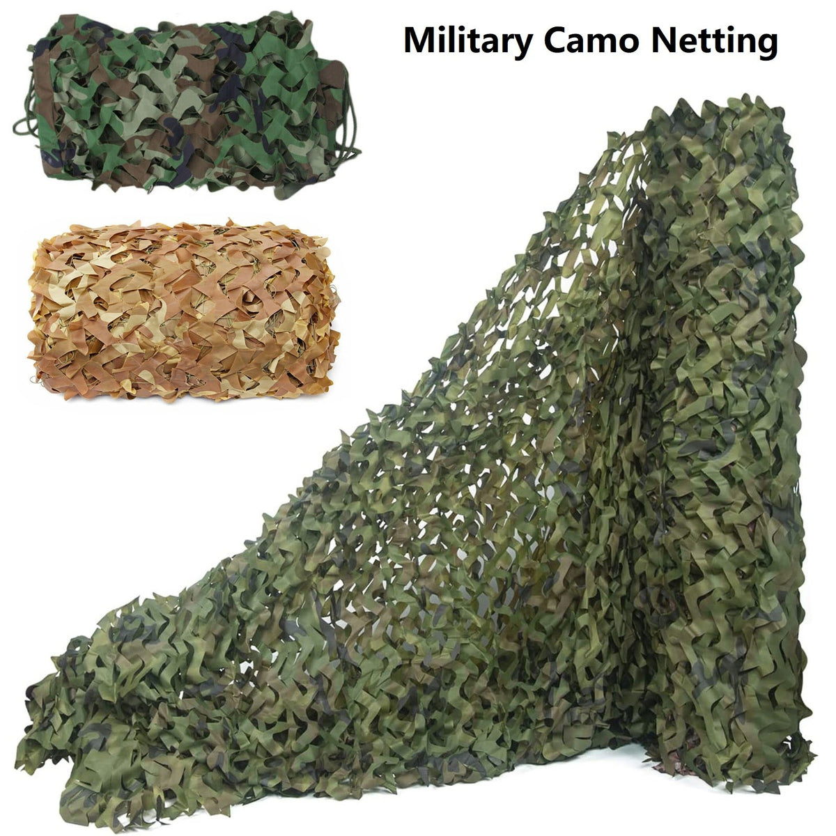 Military Camouflage Netting for Hunting Camping and Outdoor Concealment