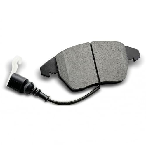 Front Rear Ceramic Brake Pads with Clips for Volkswagen Audi Vehicles