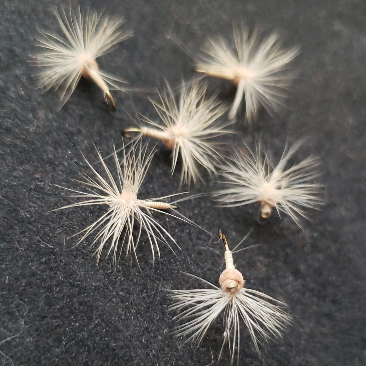 Trout Dry Fly #18 Hackle Stacker Dun Cailll Custom Tied Fly Fishing Flies