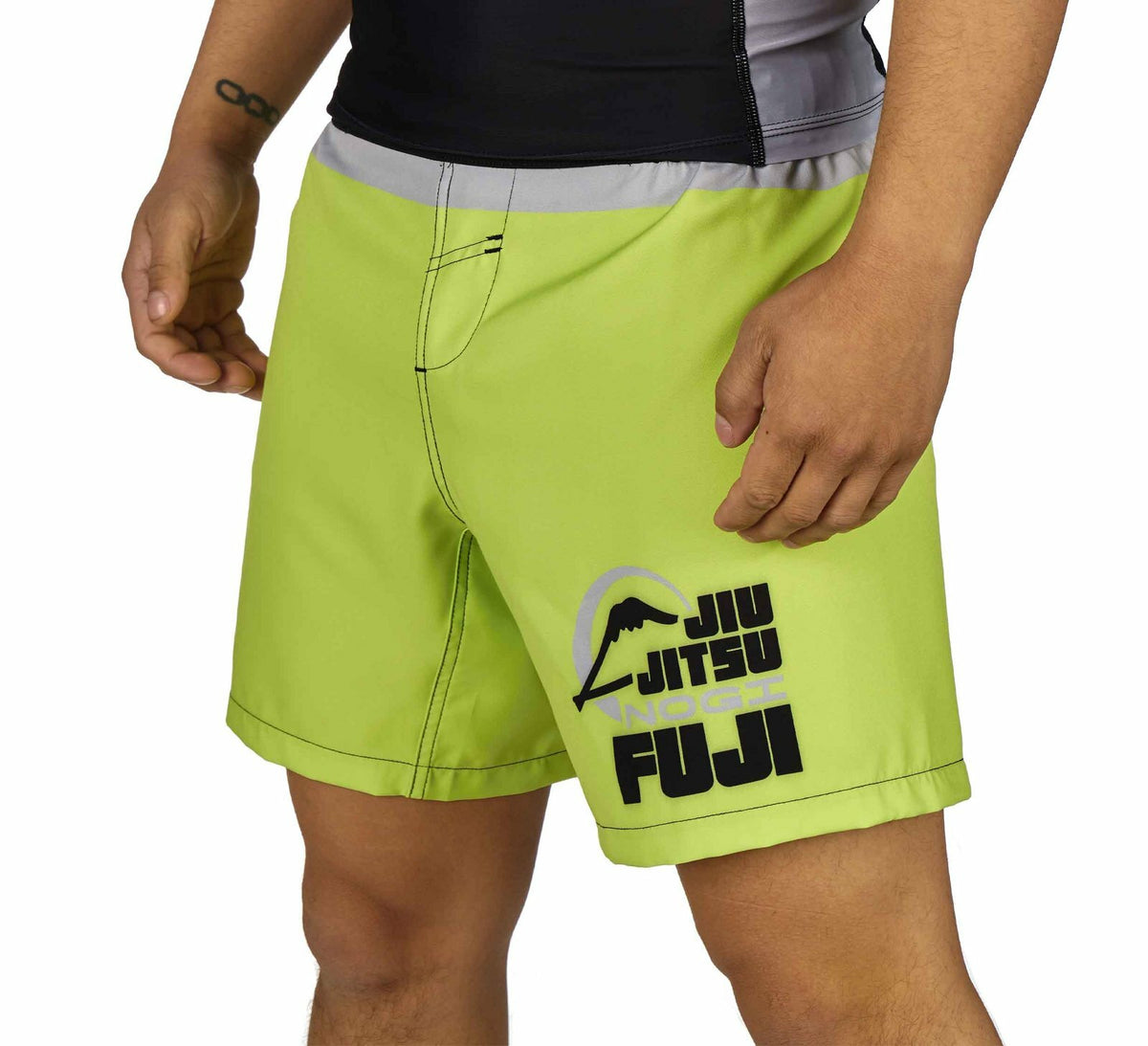 Grappling Shorts for MMA BJJ No Gi Competition - Velcro & Stretch Fabric