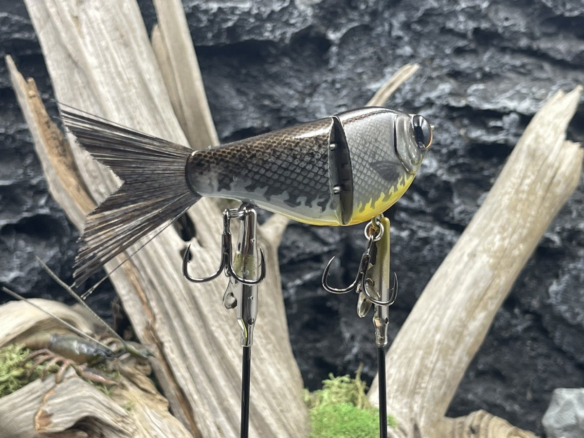 Custom 4.72 Inch Largemouth Bass Glidebait - Soggy Bottom Boy Style