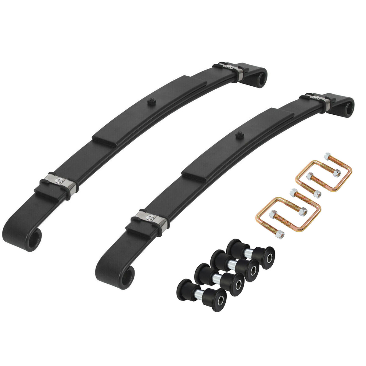 Heavy Duty Rear Leaf Springs for EZGO TXT Gas Golf Cart 1996-2013 Set of 2
