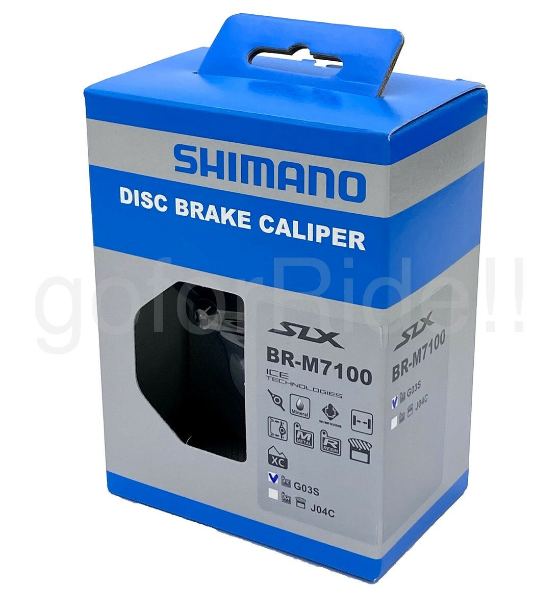Shimano SLX M7100 Hydraulic Disc Brake Caliper with Resin Pads for Mountain Bikes