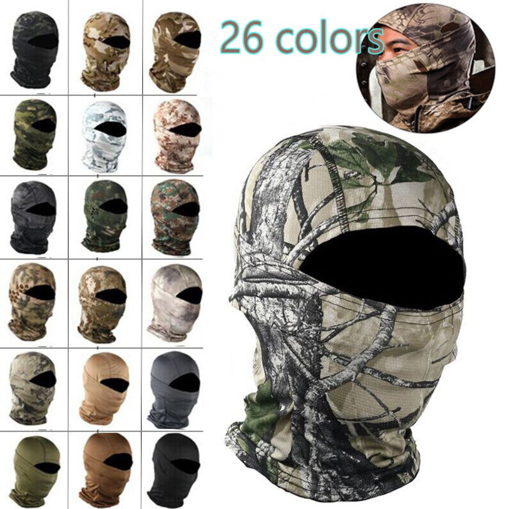 Full Face Tactical Balaclava Mask UV Sun Protection for Outdoor Sports