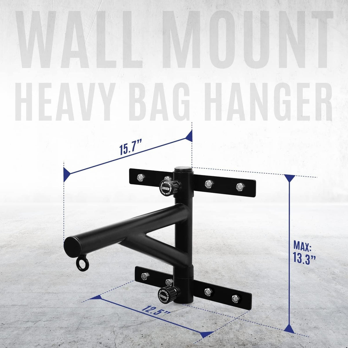 Heavy Bag Wall Mount Hanger with 180° Rotation, Heavy Duty Boxing Equipment