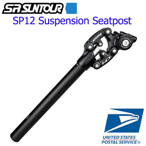 Suspension Seatpost MTB Road Bicycle Seatpost 27.2-31.6mm 350mm/400mm Travel