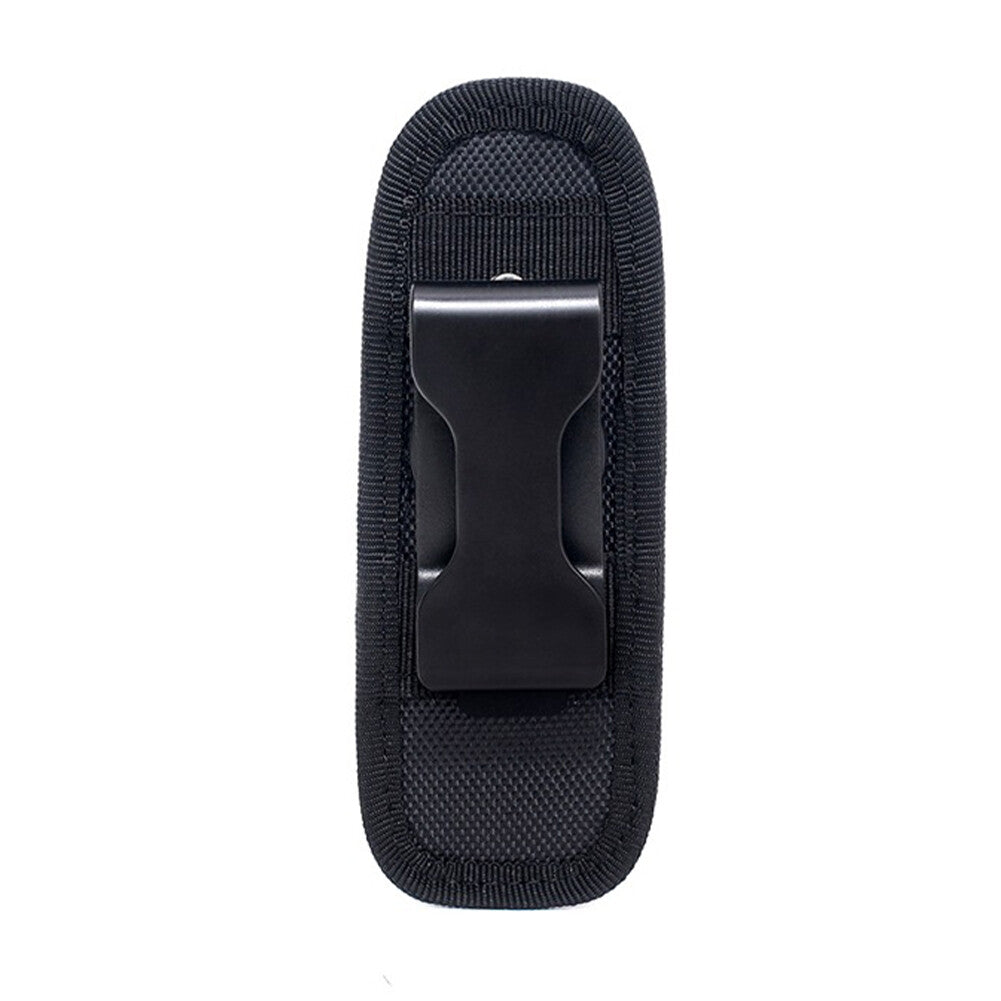 Tactical Flashlight Holster with Rotatable 360° Clip Belt Pouch for Outdoor Use