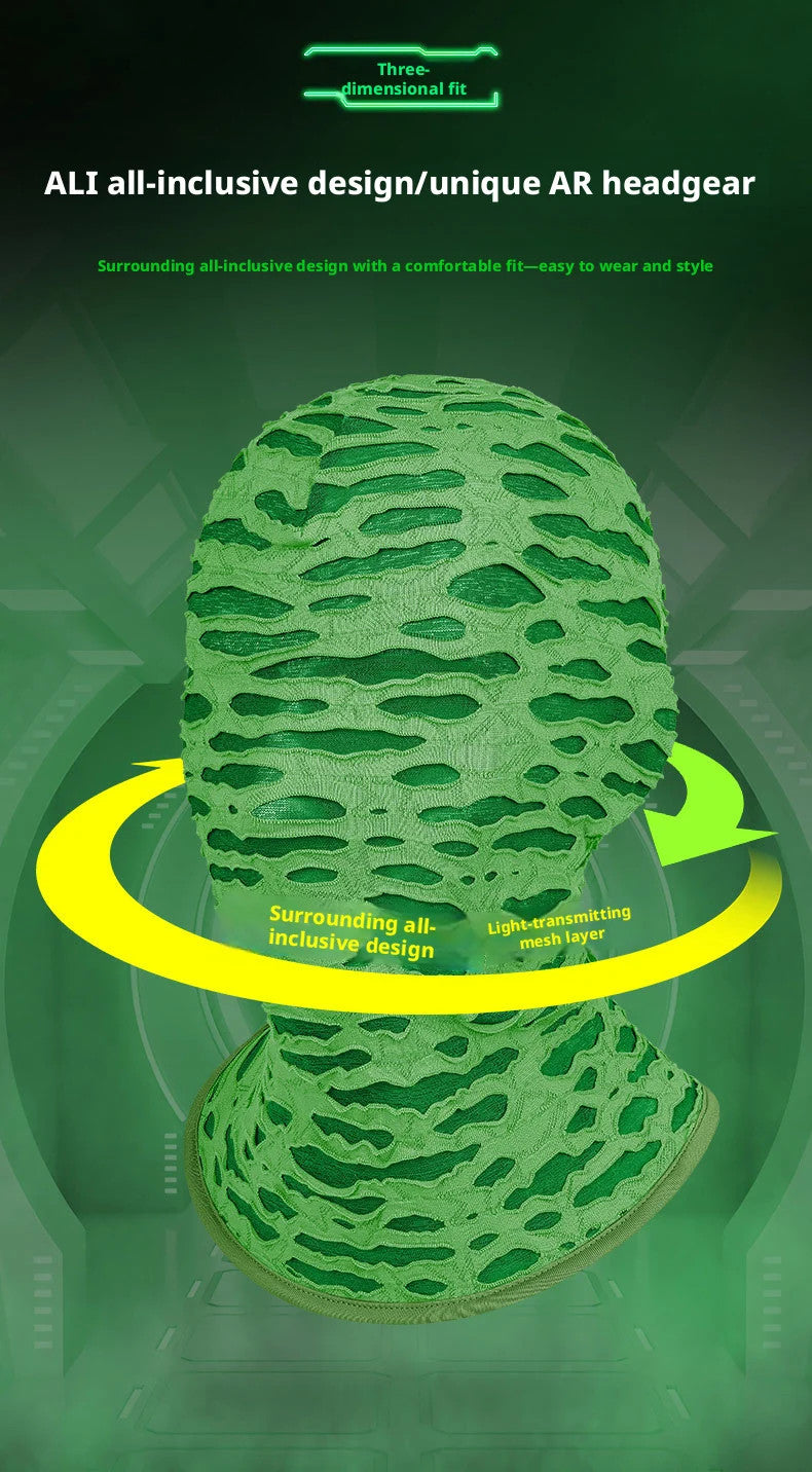 Full Face Breathable UV Protection Mask for Sun & Halloween