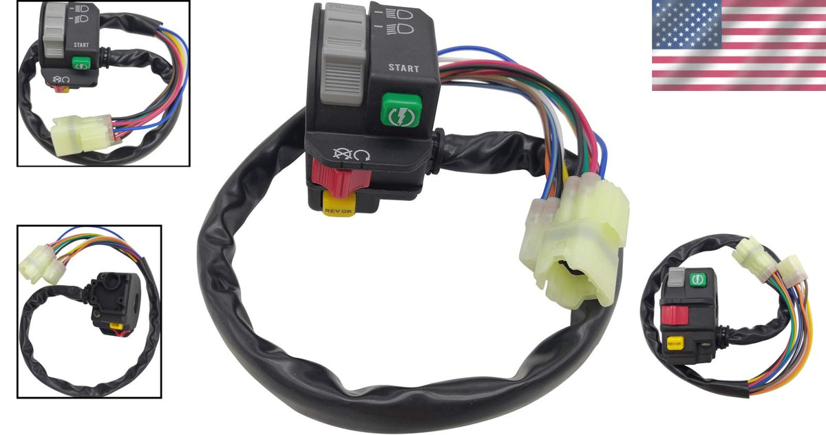 Handlebar Control Switch for Can-Am Renegade ATV Start Stop Headlight Button