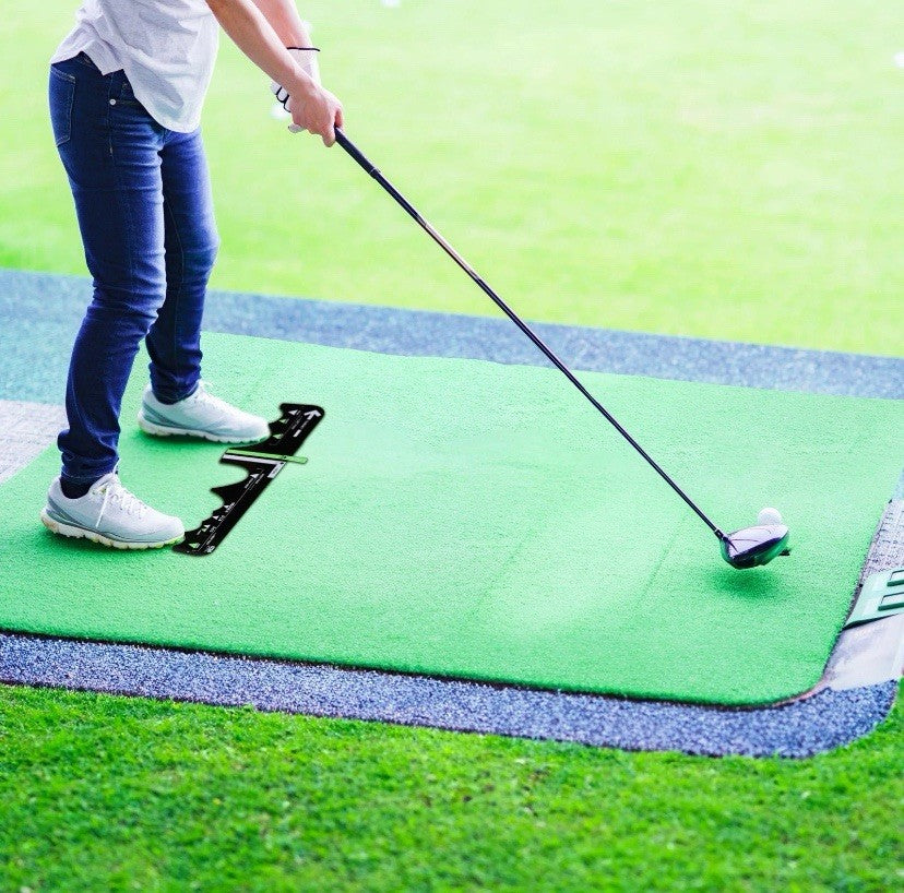 Golf Ball Position Trainer for Left Handed Golfers - Alignment & Swing Aid